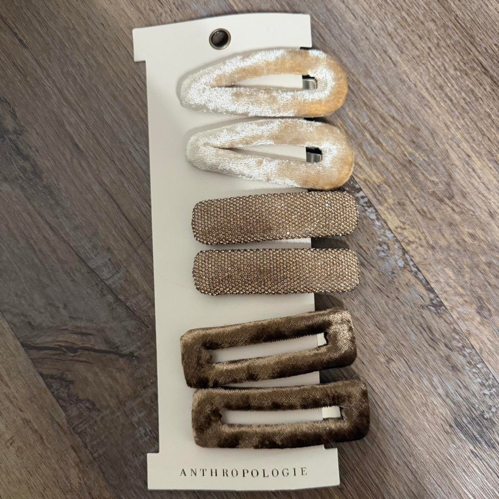 Anthropology Hair Clip set of 6